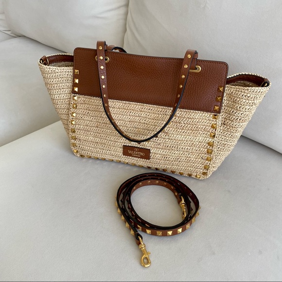 Valentino raffia tote - Picture 9 of 13